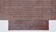 Schwabentor - Schrifttafel Schwabentor - Schrifttafel
